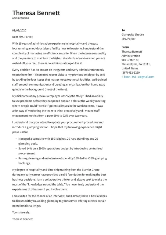 34825 admin assistant sample