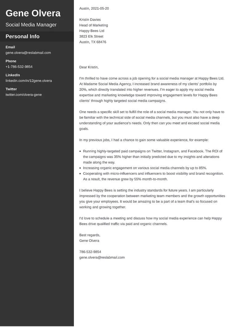 34839 formatting cover letter