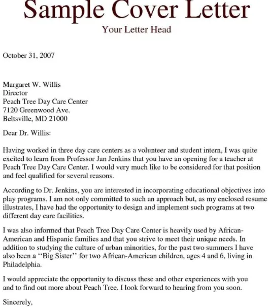 34841 cover letter formatting