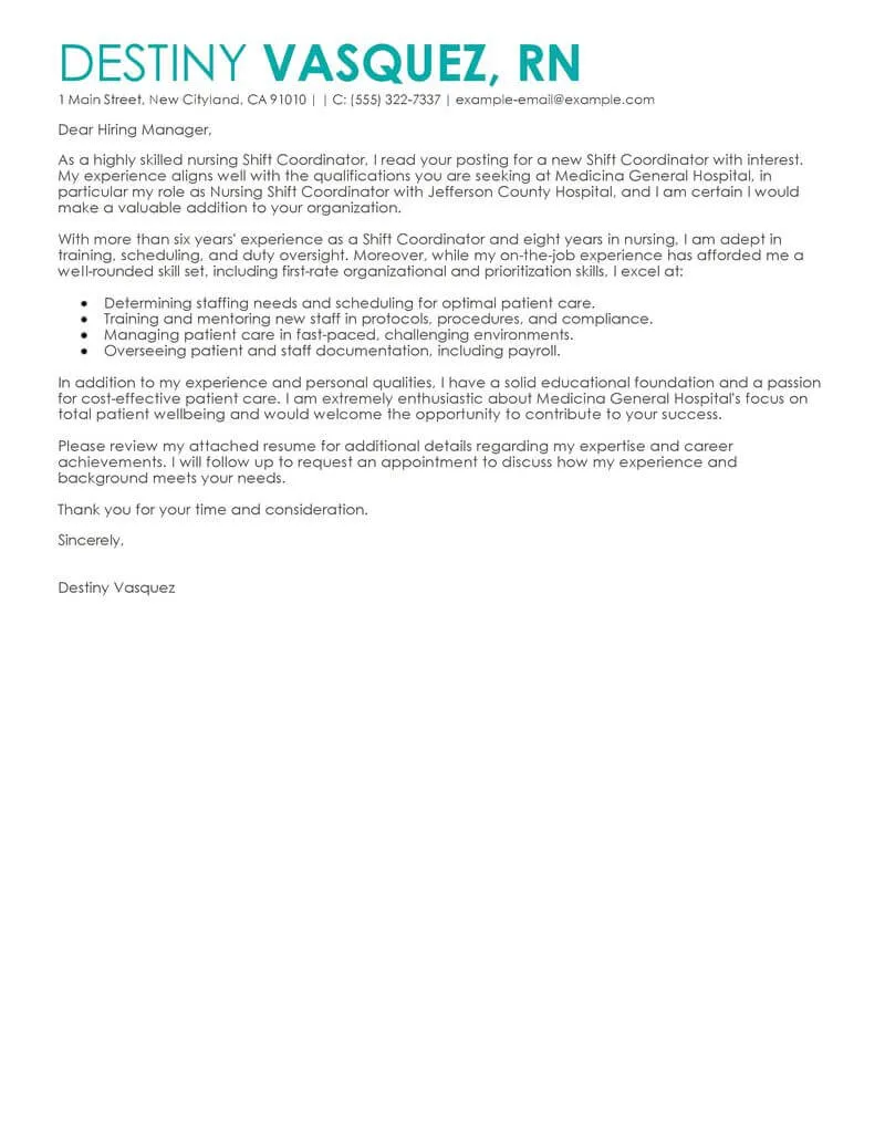 34854 healthcare administrator cover letter