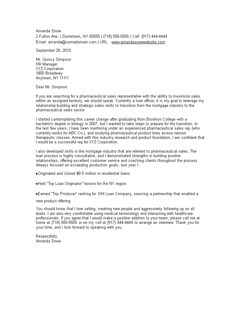 34854 healthcare cover letter