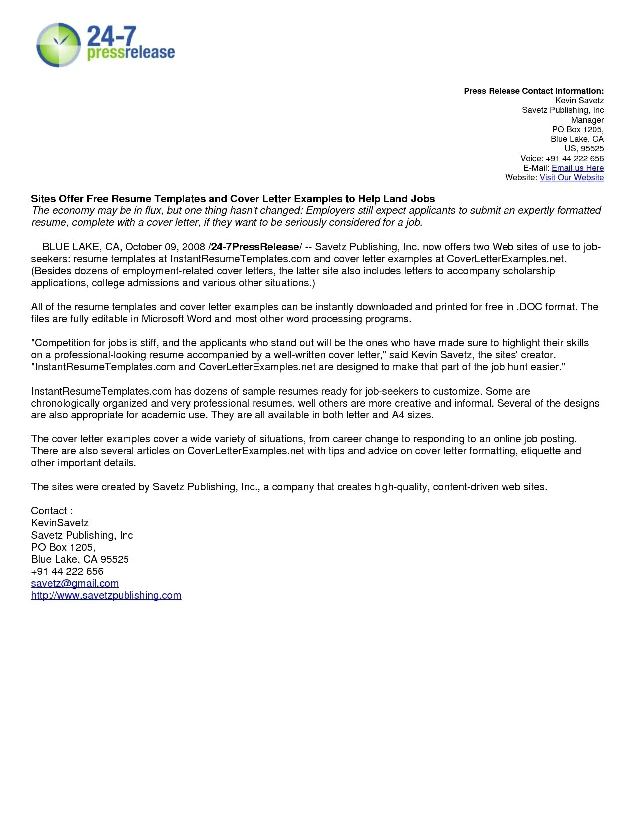 34881 email cover letter formatting