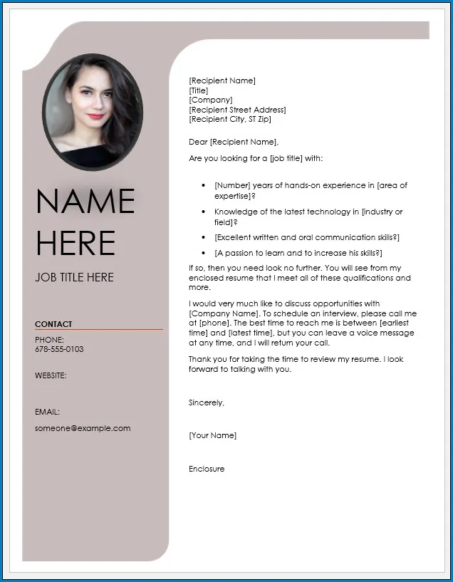 34886 free cover letter printable 4