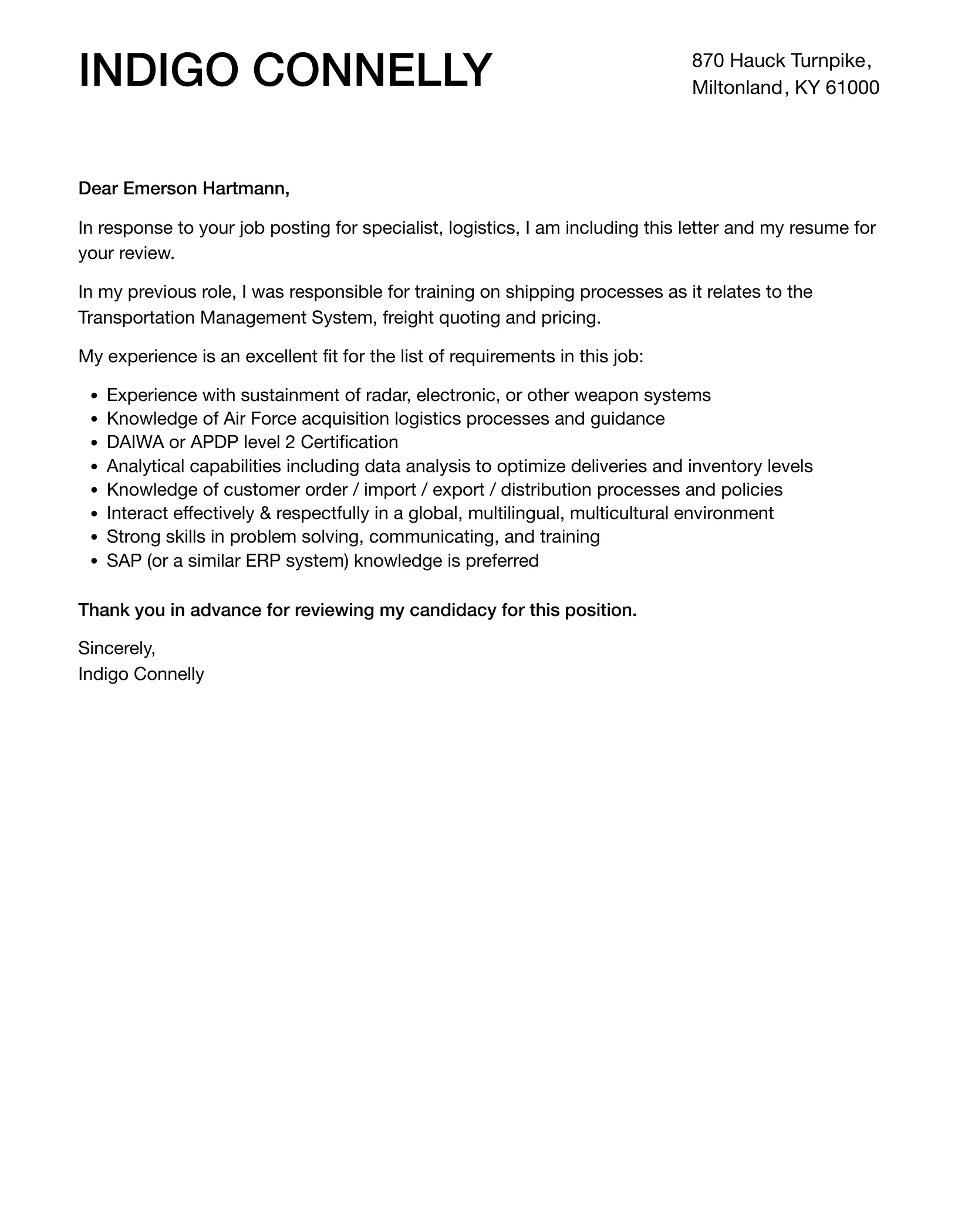 34893 essential logistics skills