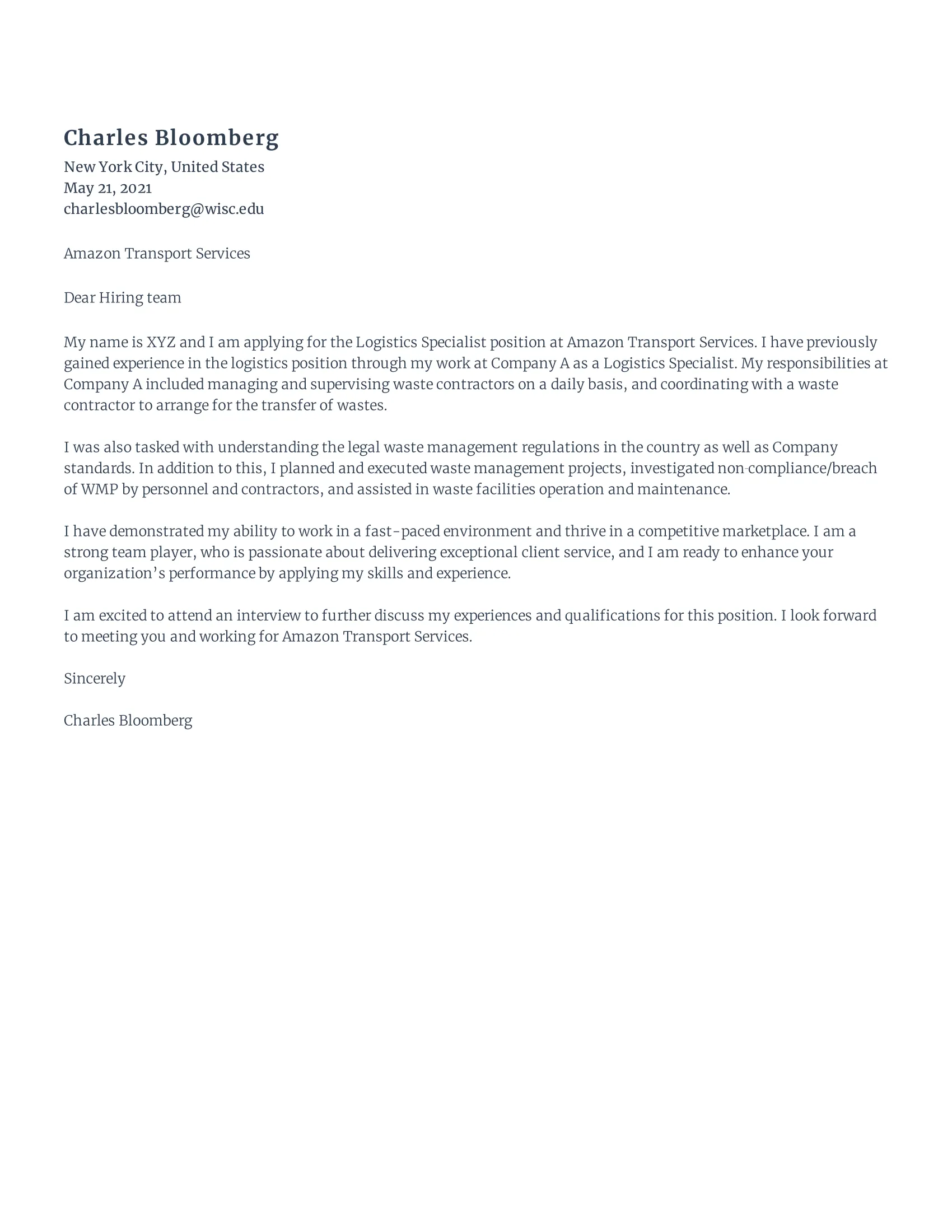 34893 proofreading cover letter
