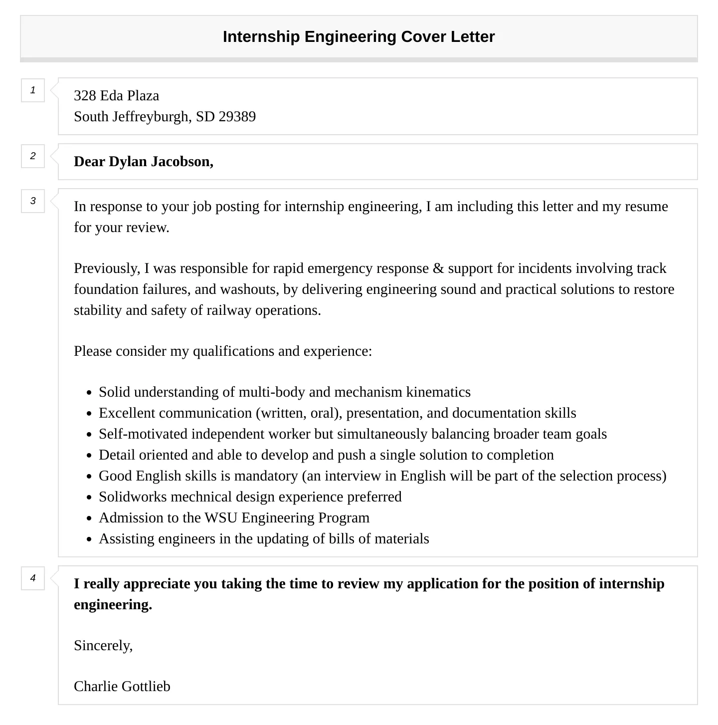 34894 engineering internship feedback