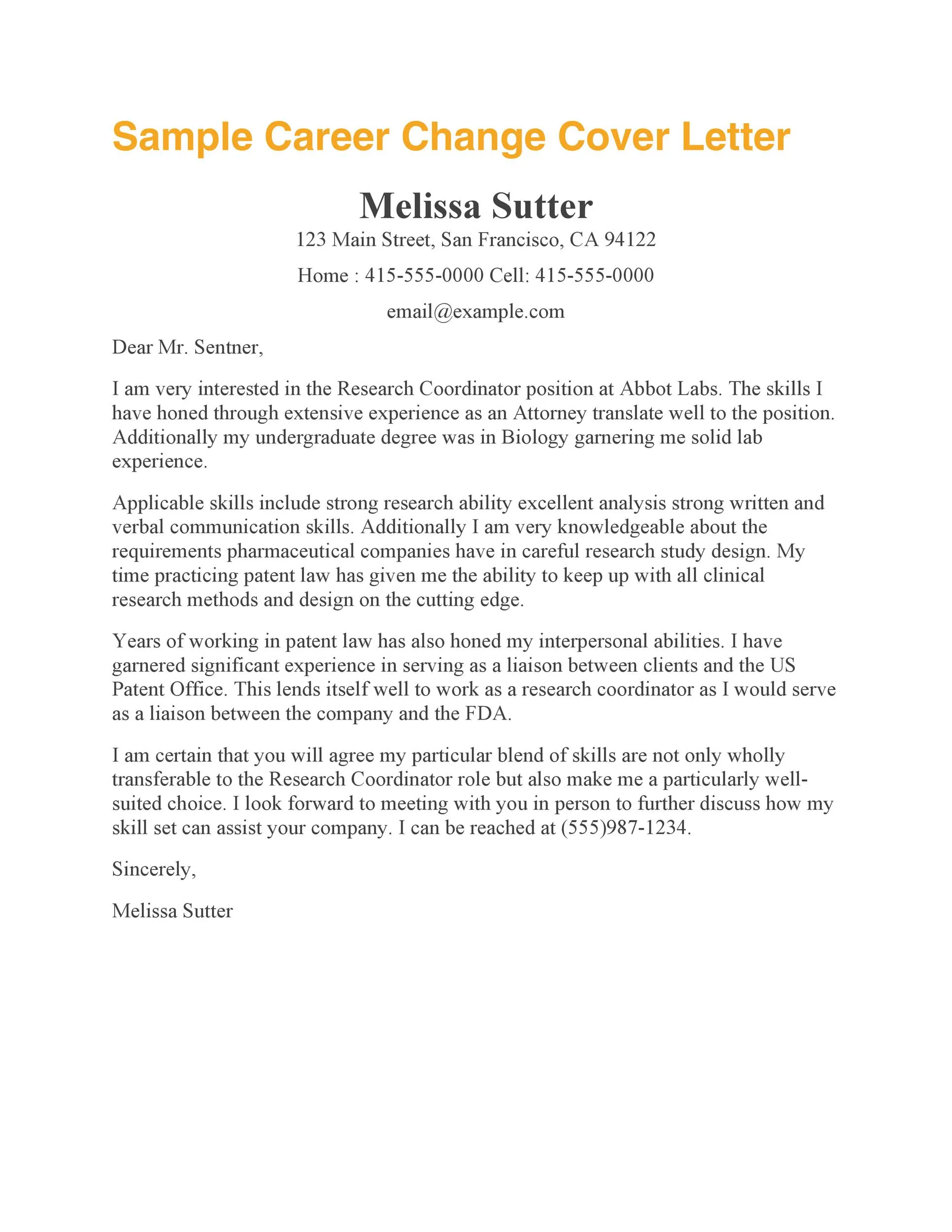 34904 tailoring cover letter