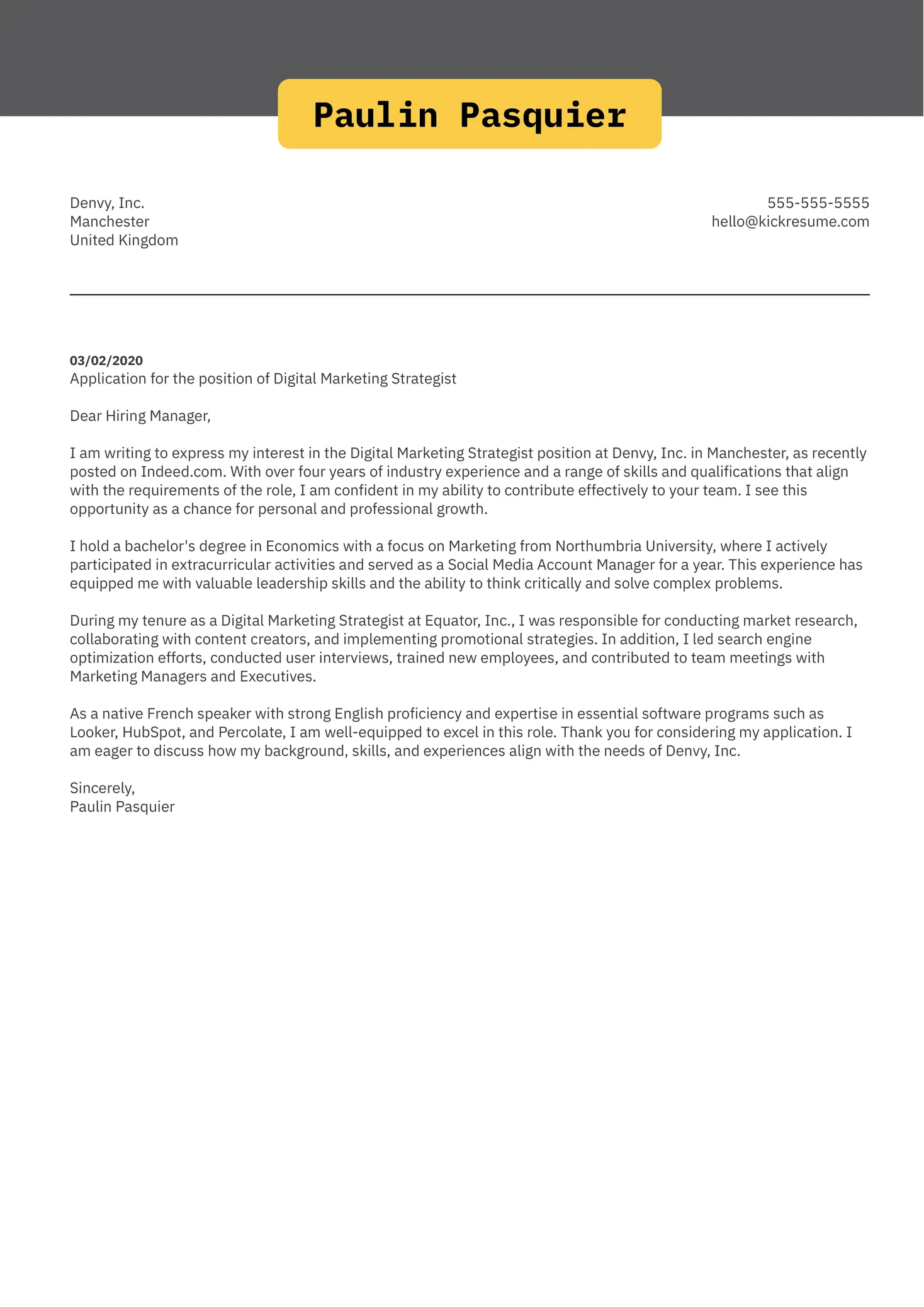 34911 marketing cover letter actionable steps