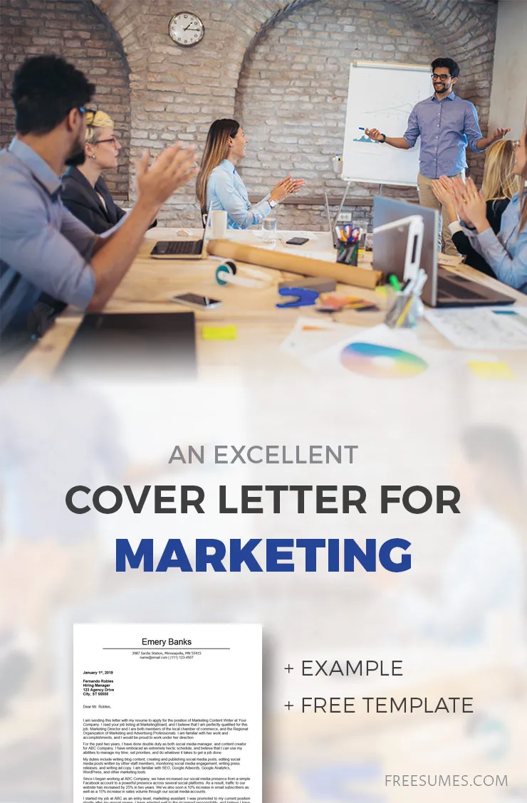 34911 marketing cover letter formatting