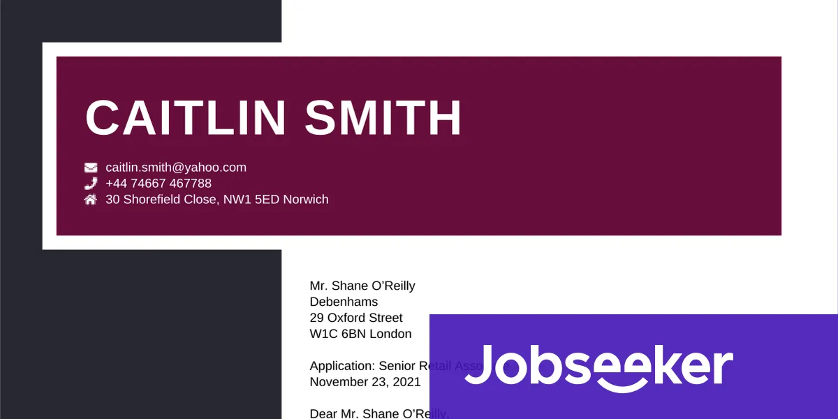 34912 retail cover letter greeting