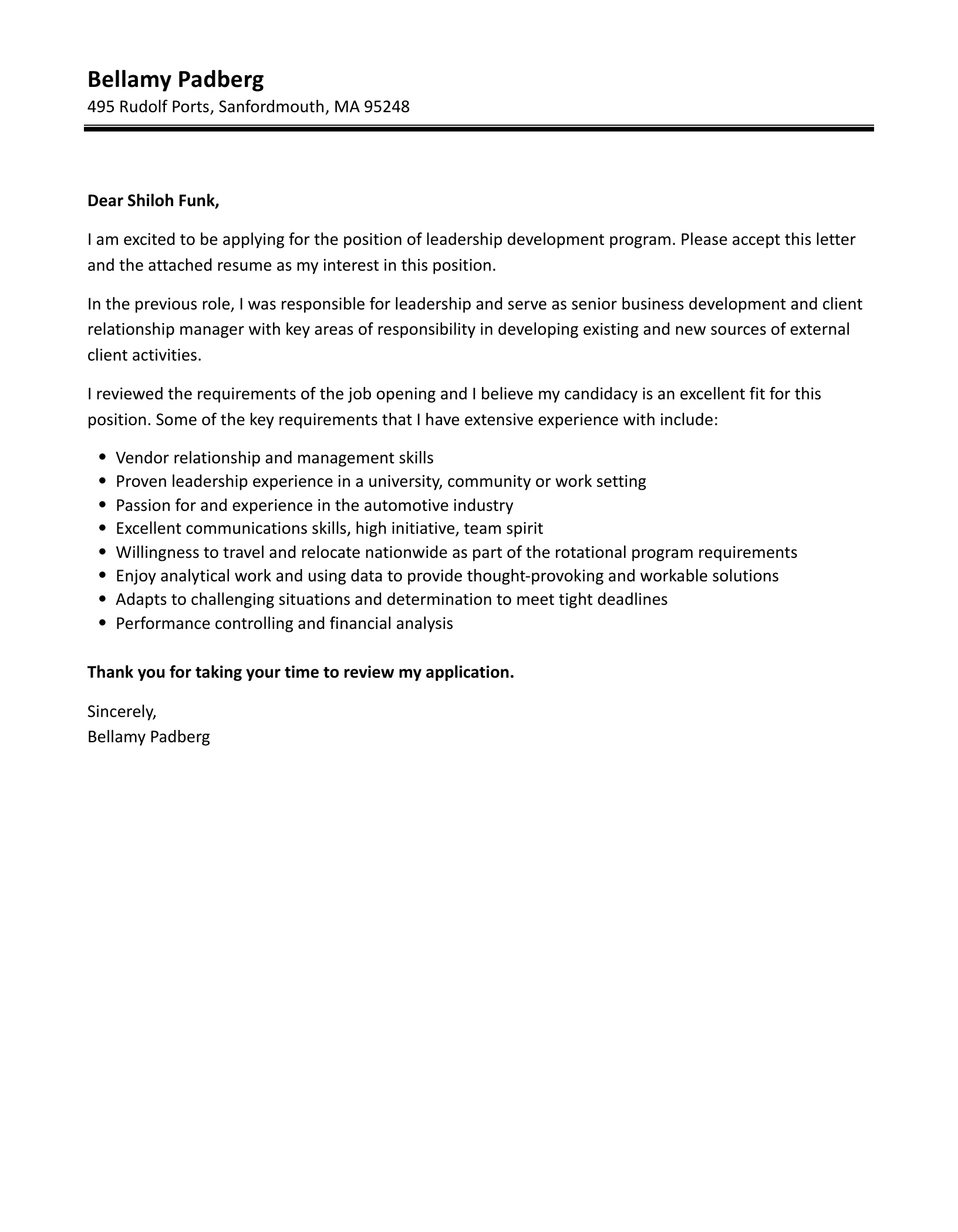 34919 tailoring cover letter