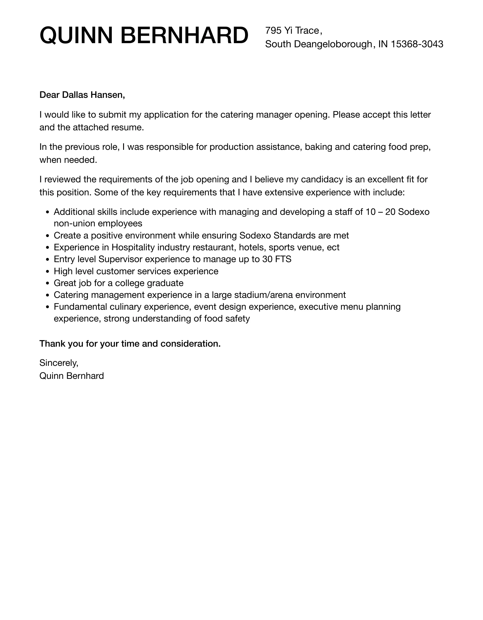 34936 catering manager cover letter mistakes