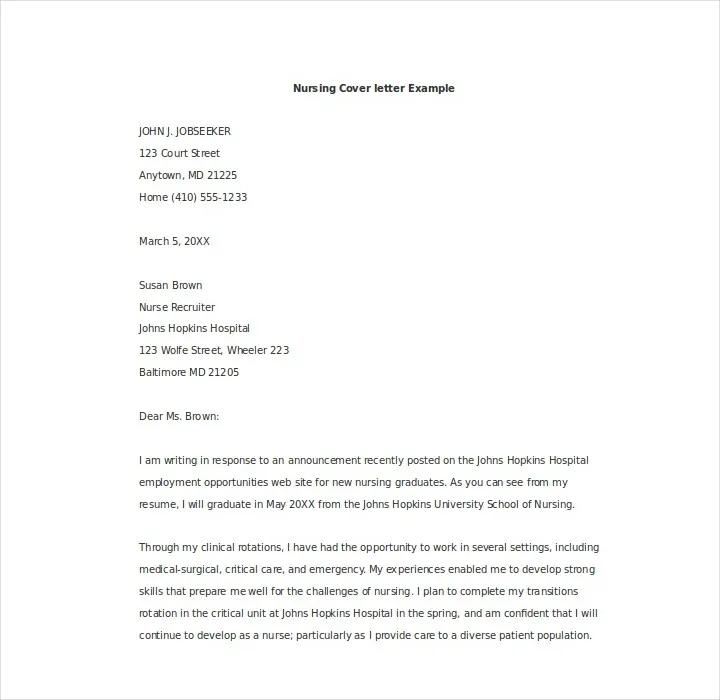 34937 promotion cover letter purpose
