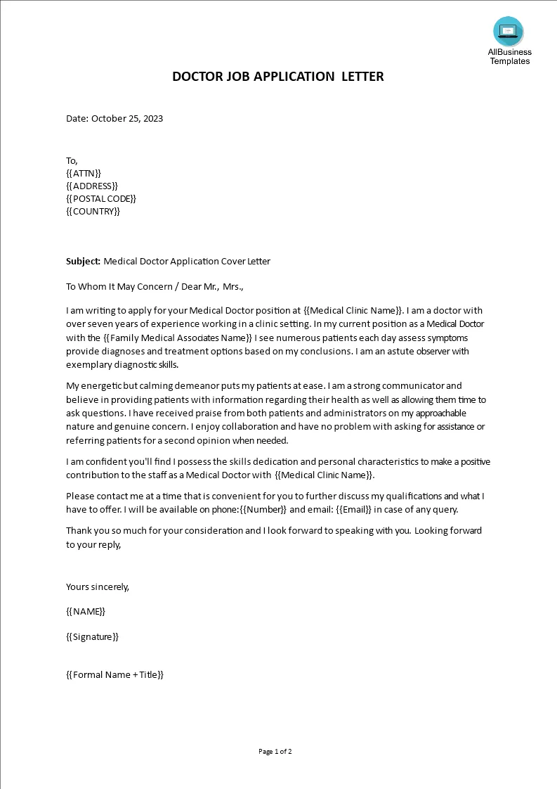 34956 medical cover letter skills