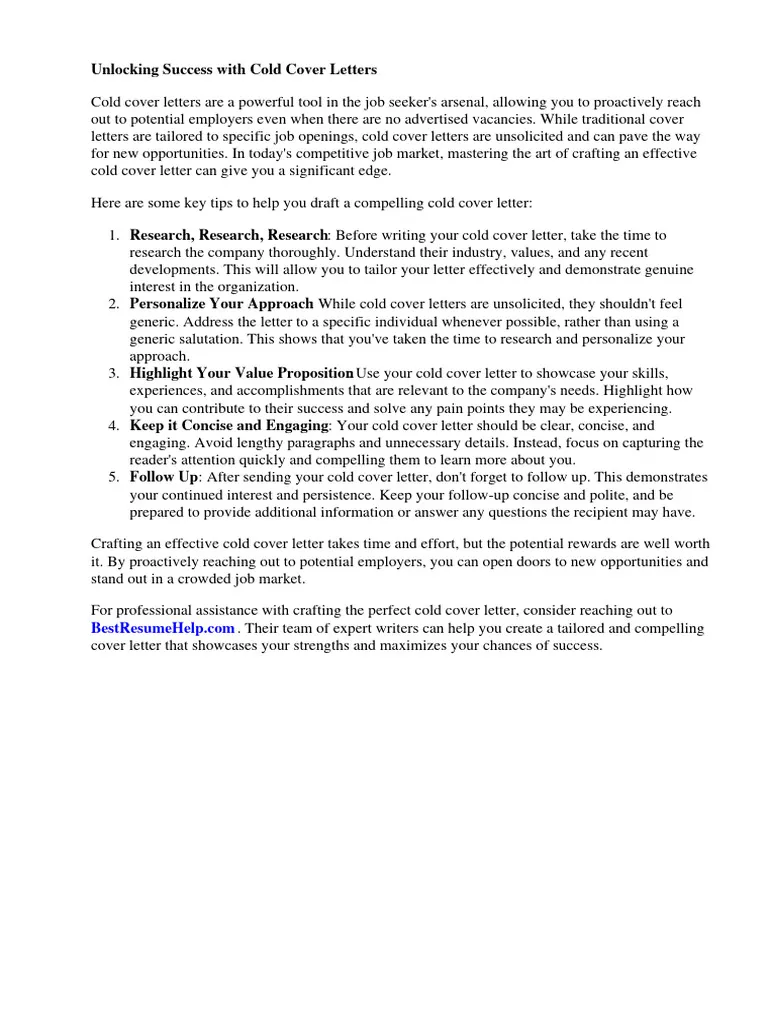 34962 cold cover letter header