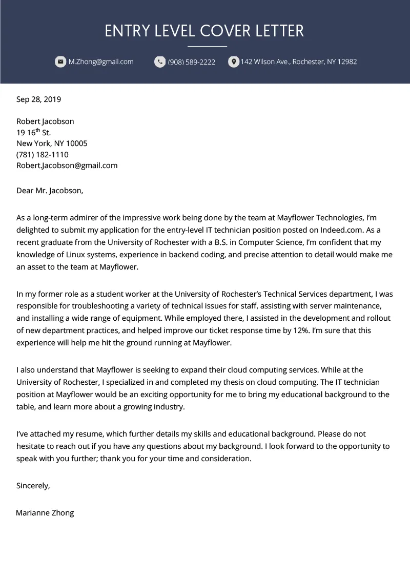 34971 cover letter no experience 6