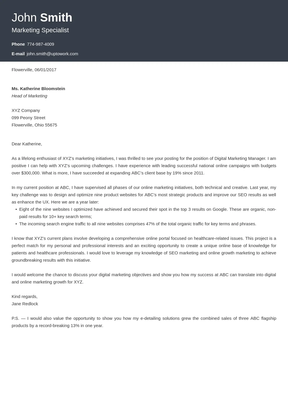 34975 cover letter salutation