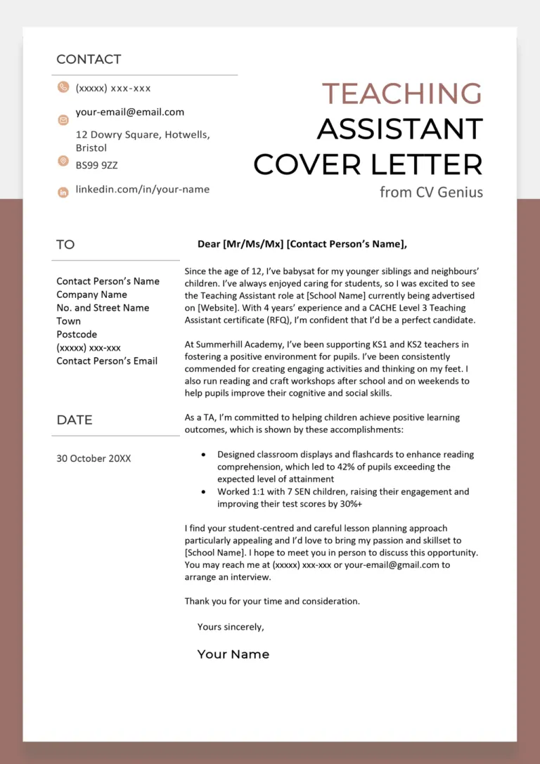 34984 teacher assistant cover letter 4