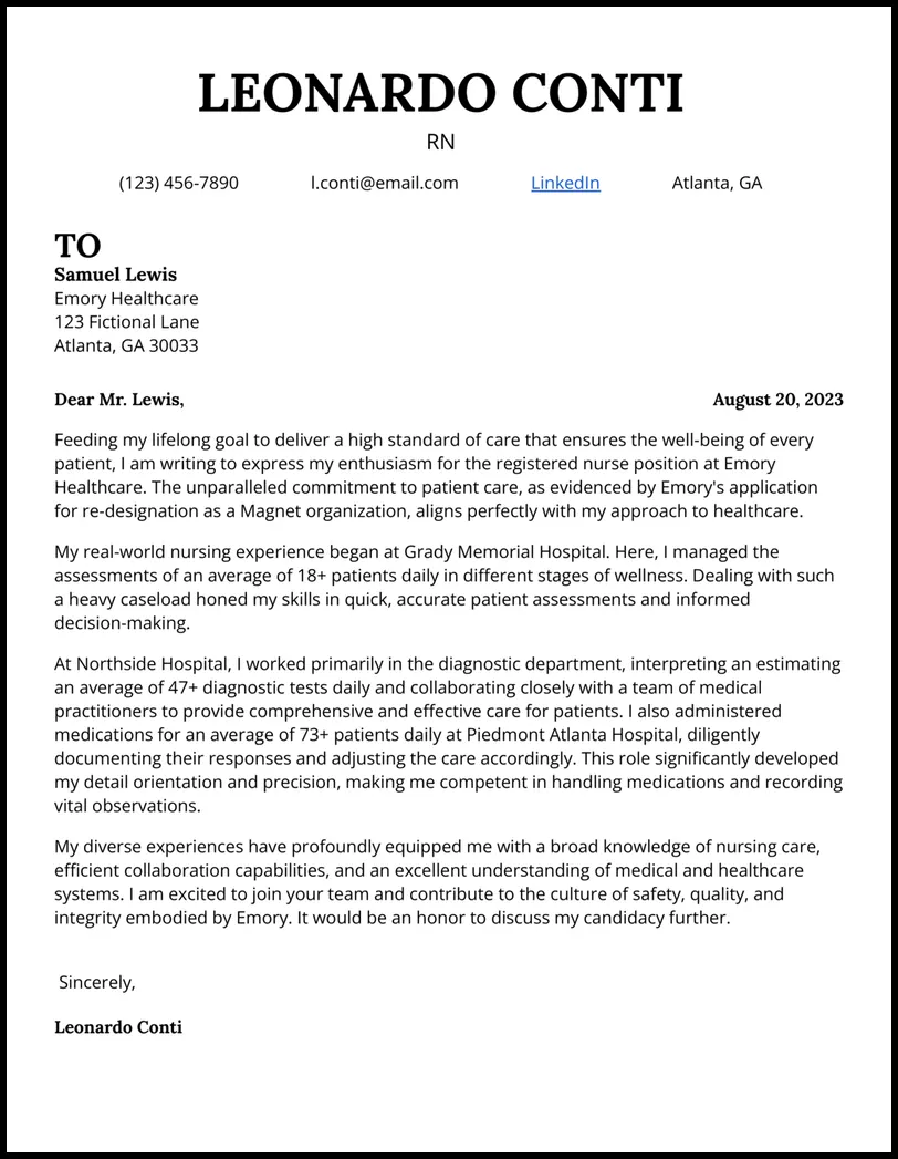 34985 student nurse clinical experience