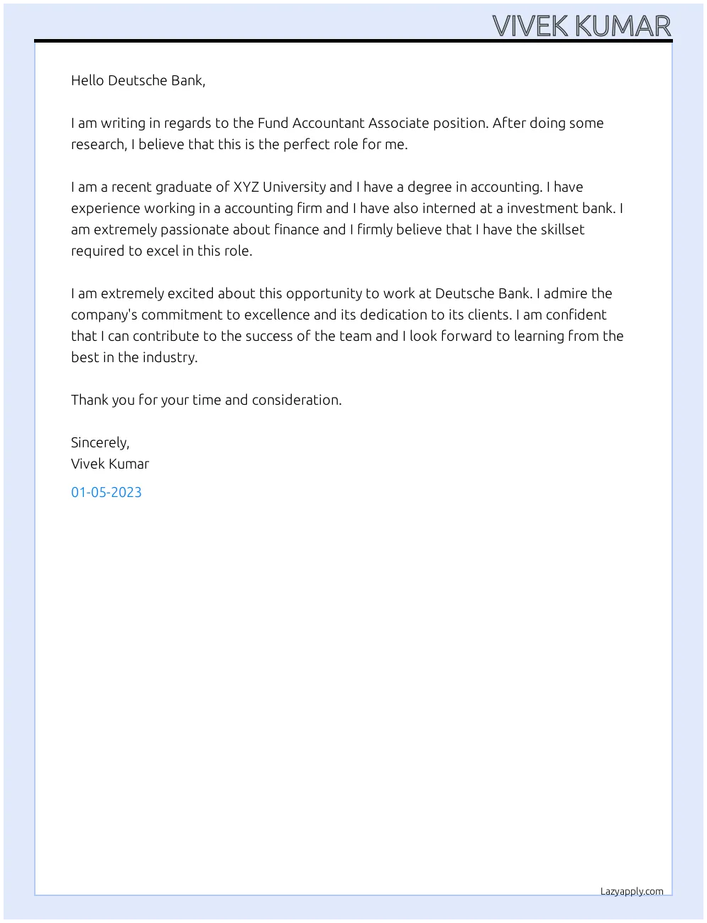 34987 deutsche bank cover letter structure