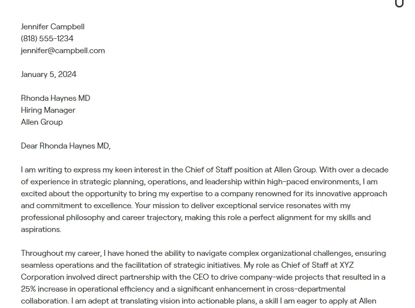 34989 highlighting relevant experience