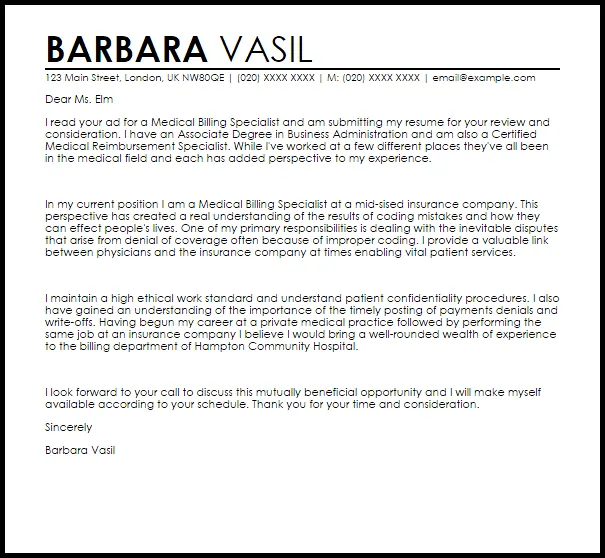 34998 salutation cover letter