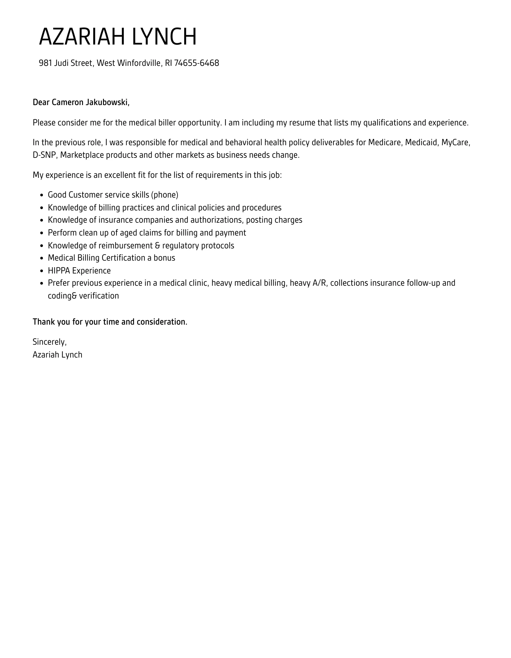 34998 tailoring cover letter