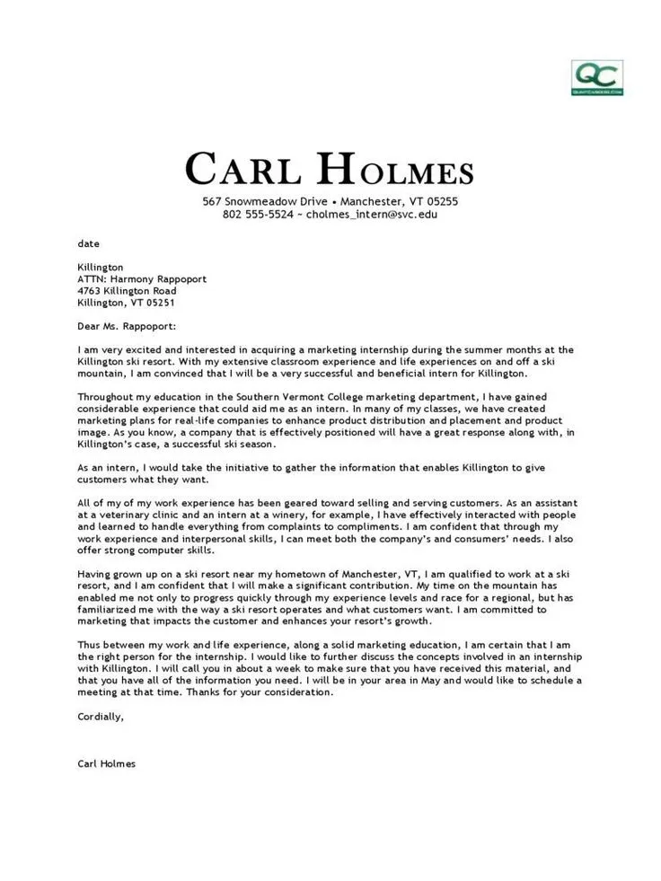 35010 summer internship cover letter hero