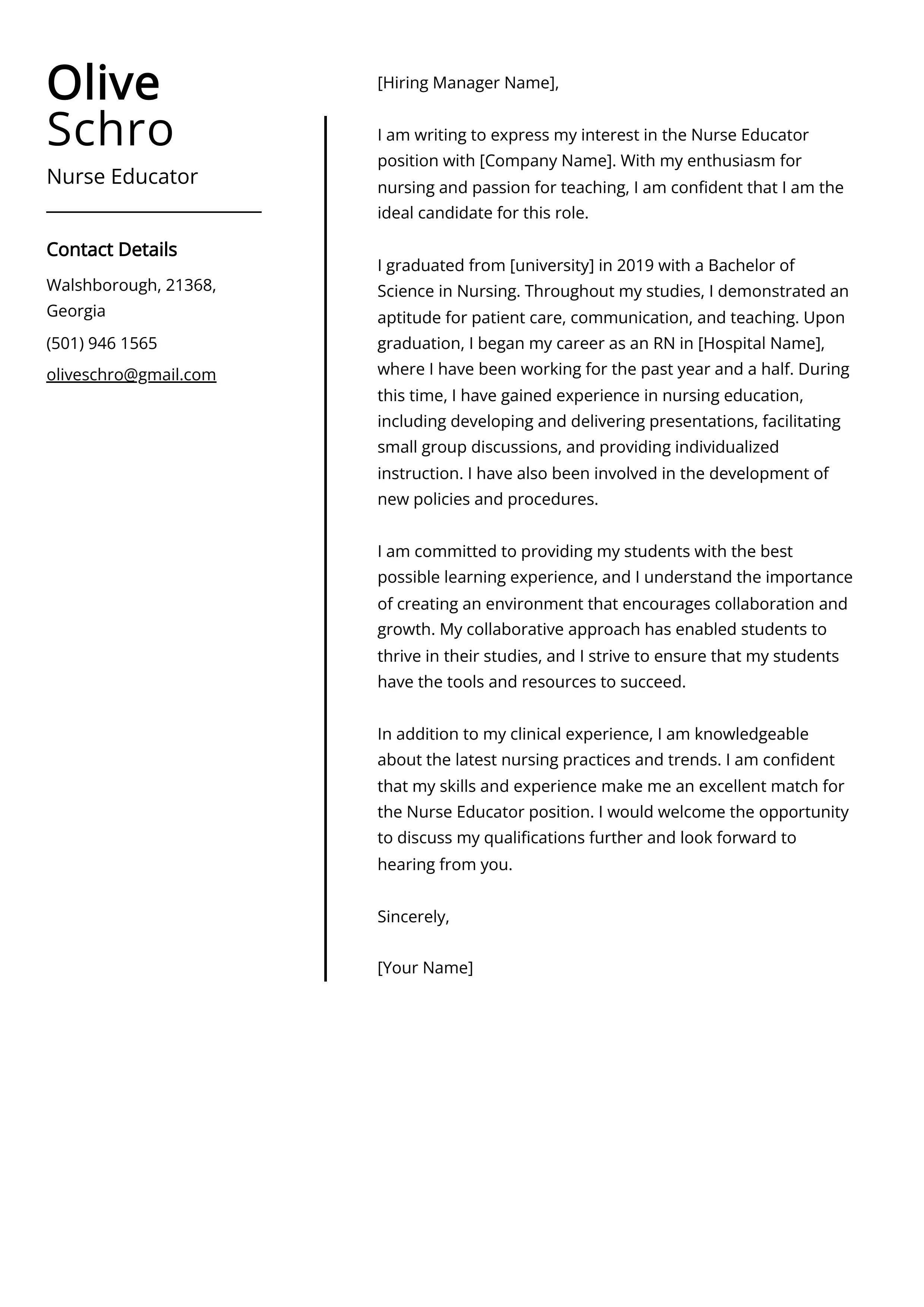 35020 nurse educator achievements