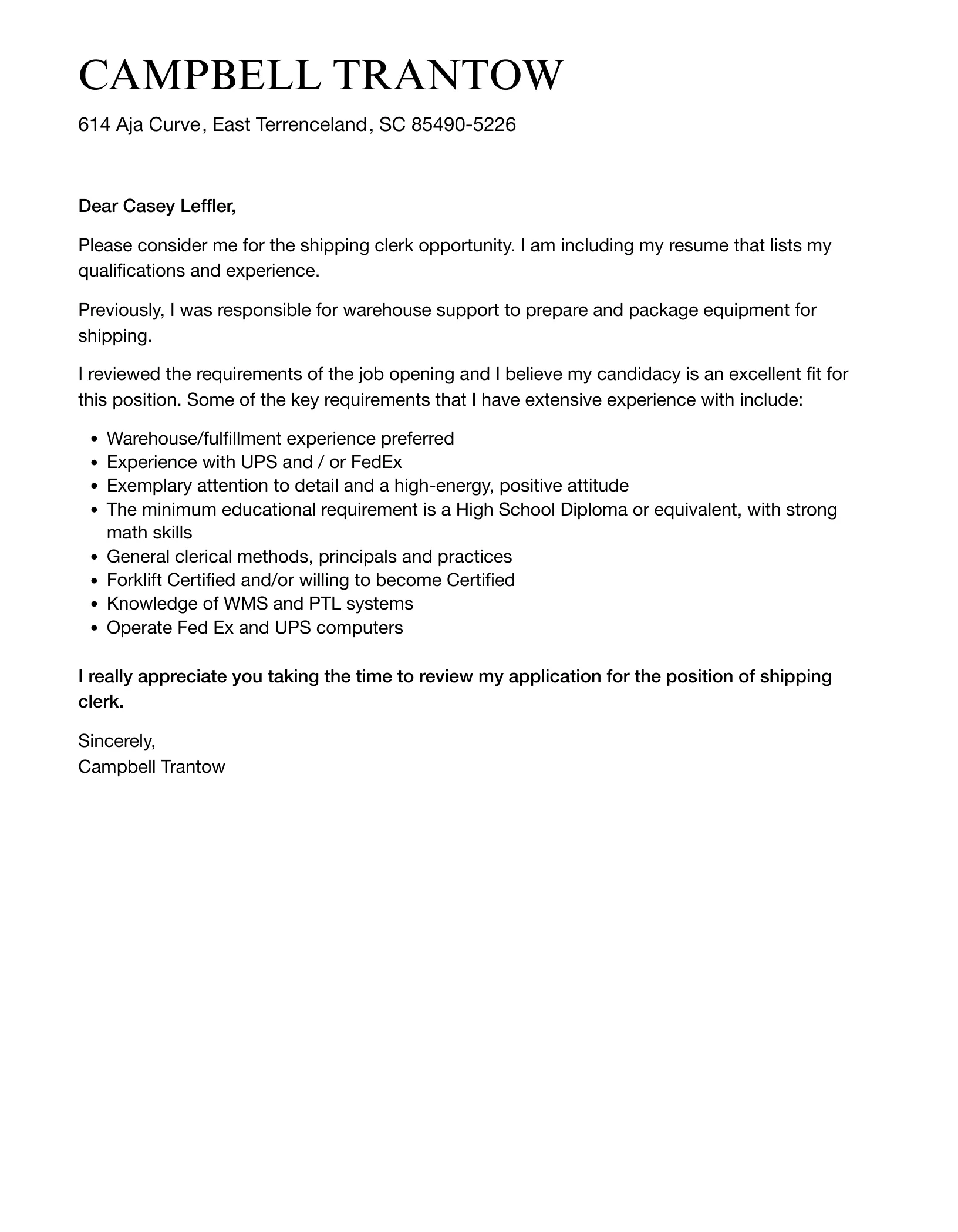 35030 entry level clerk