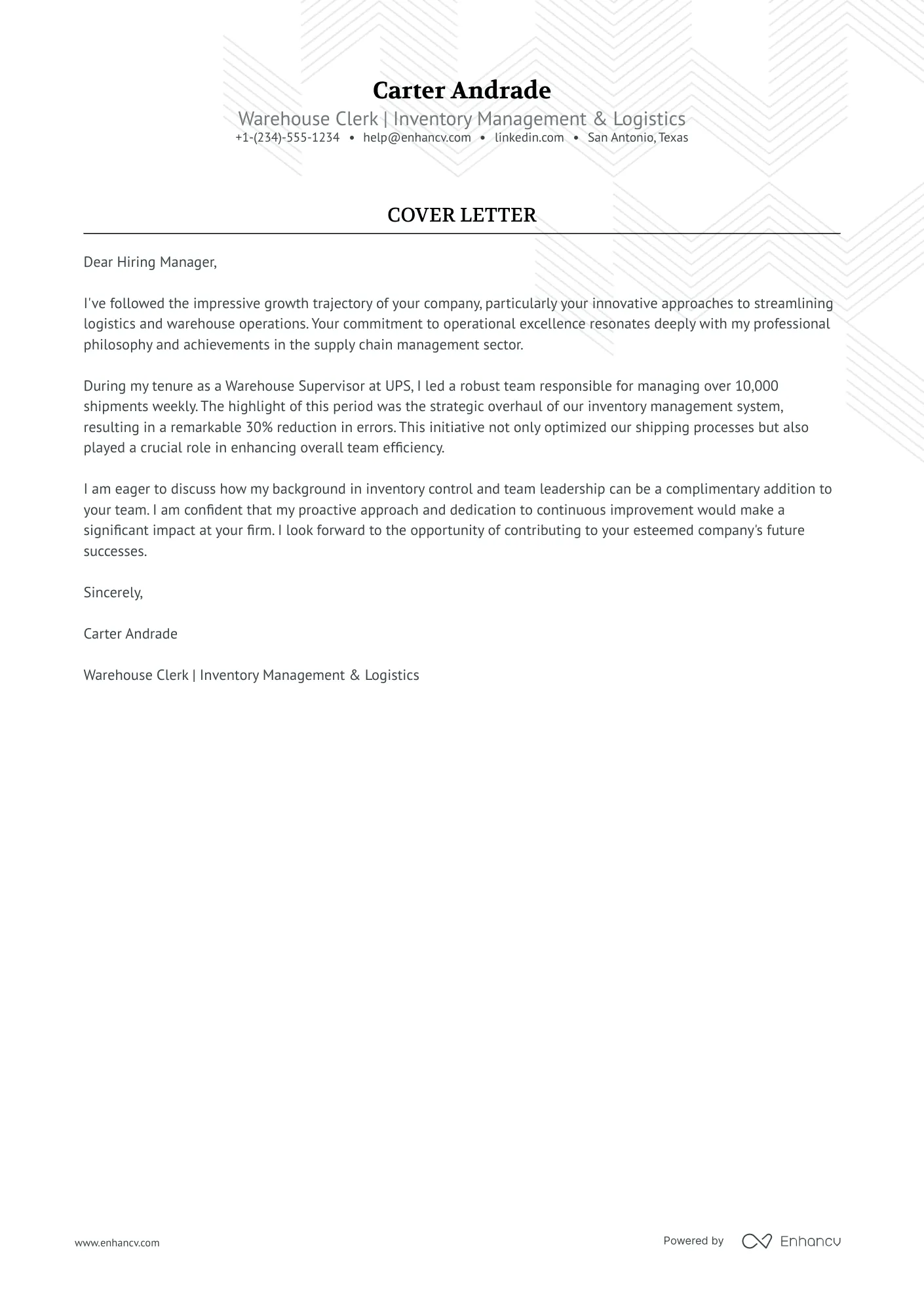 35030 shipping clerk skills