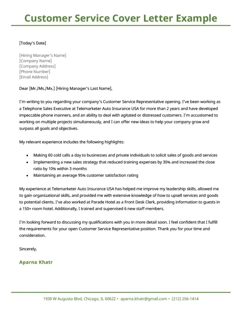 35043 cover letter structure