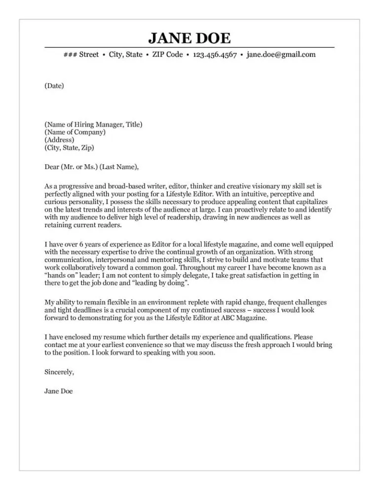 35046 cover letter closing