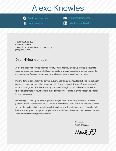 35050 online cover letter maker header