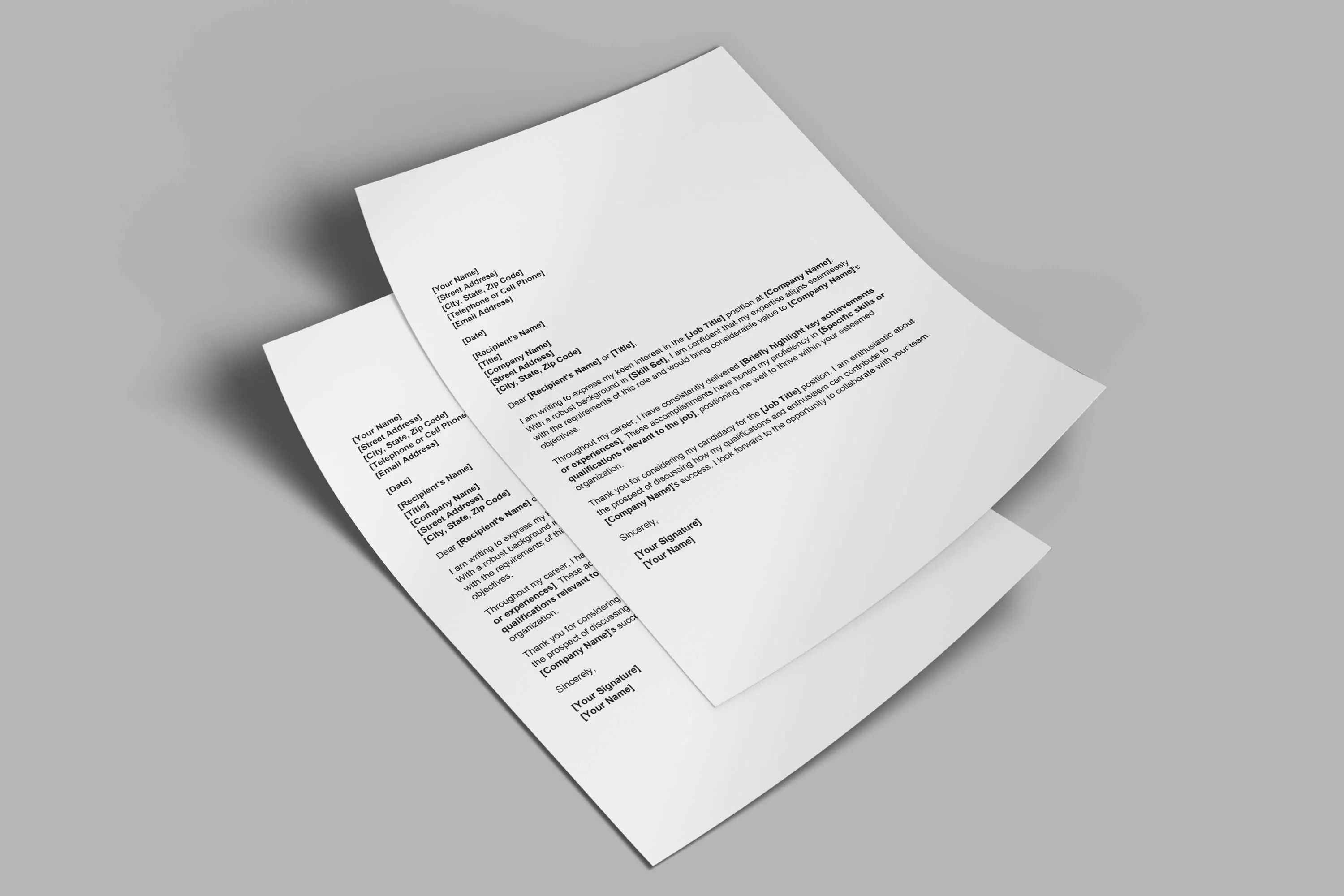 35053 cover letter spacing margins