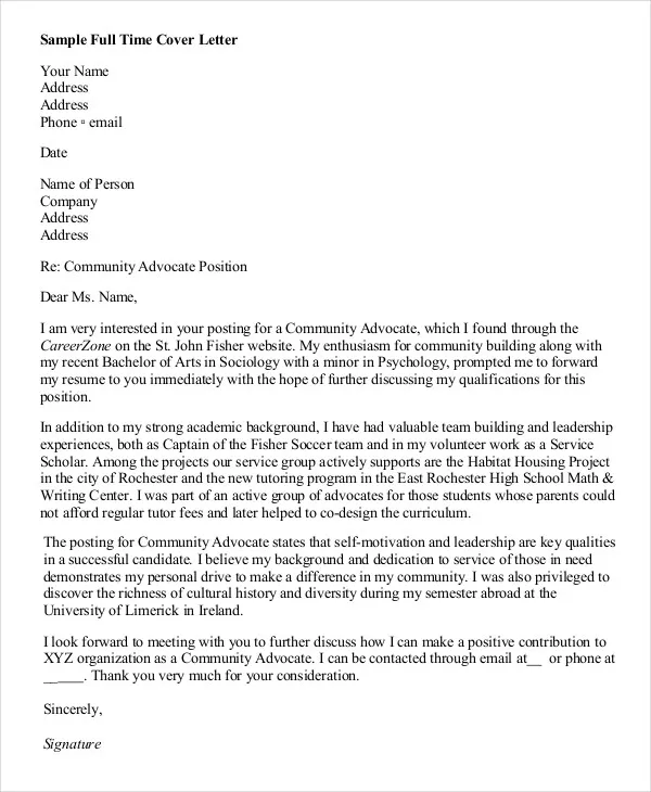 35054 business cover letter communication