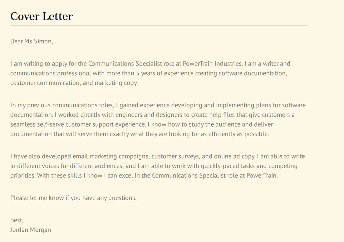 35061 tech industry cover letter