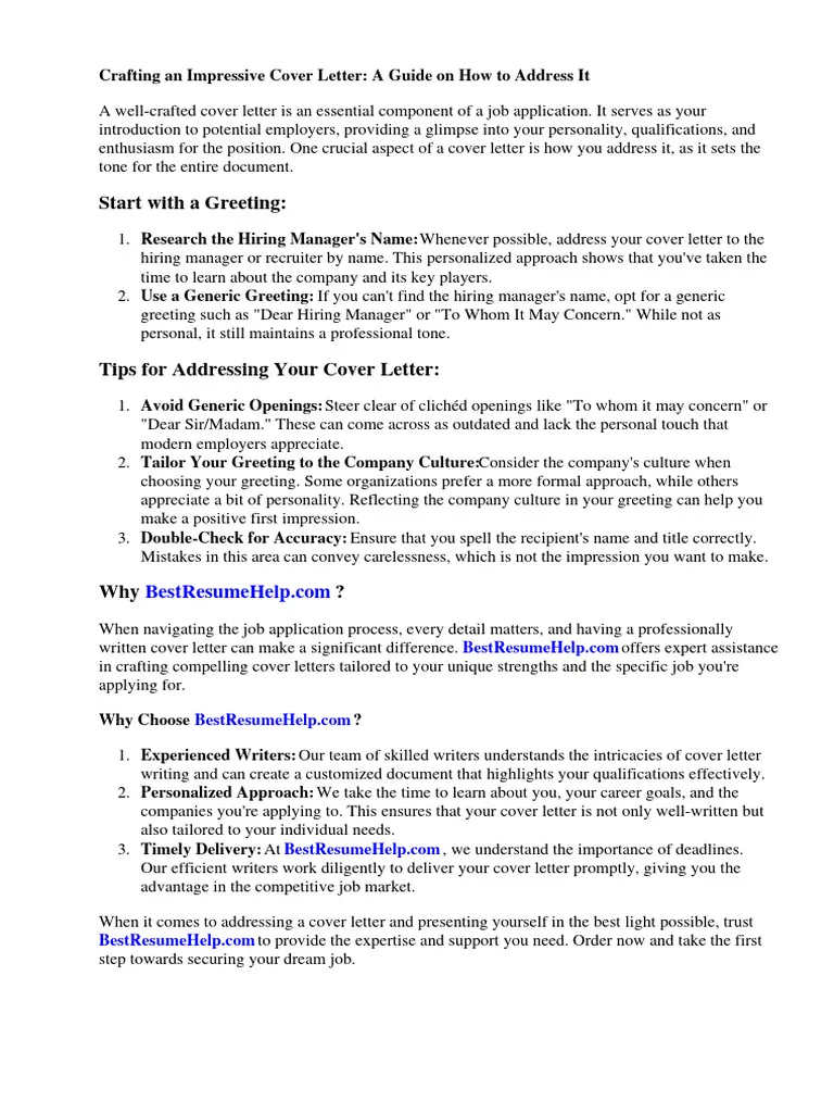 35065 cover letter addressing