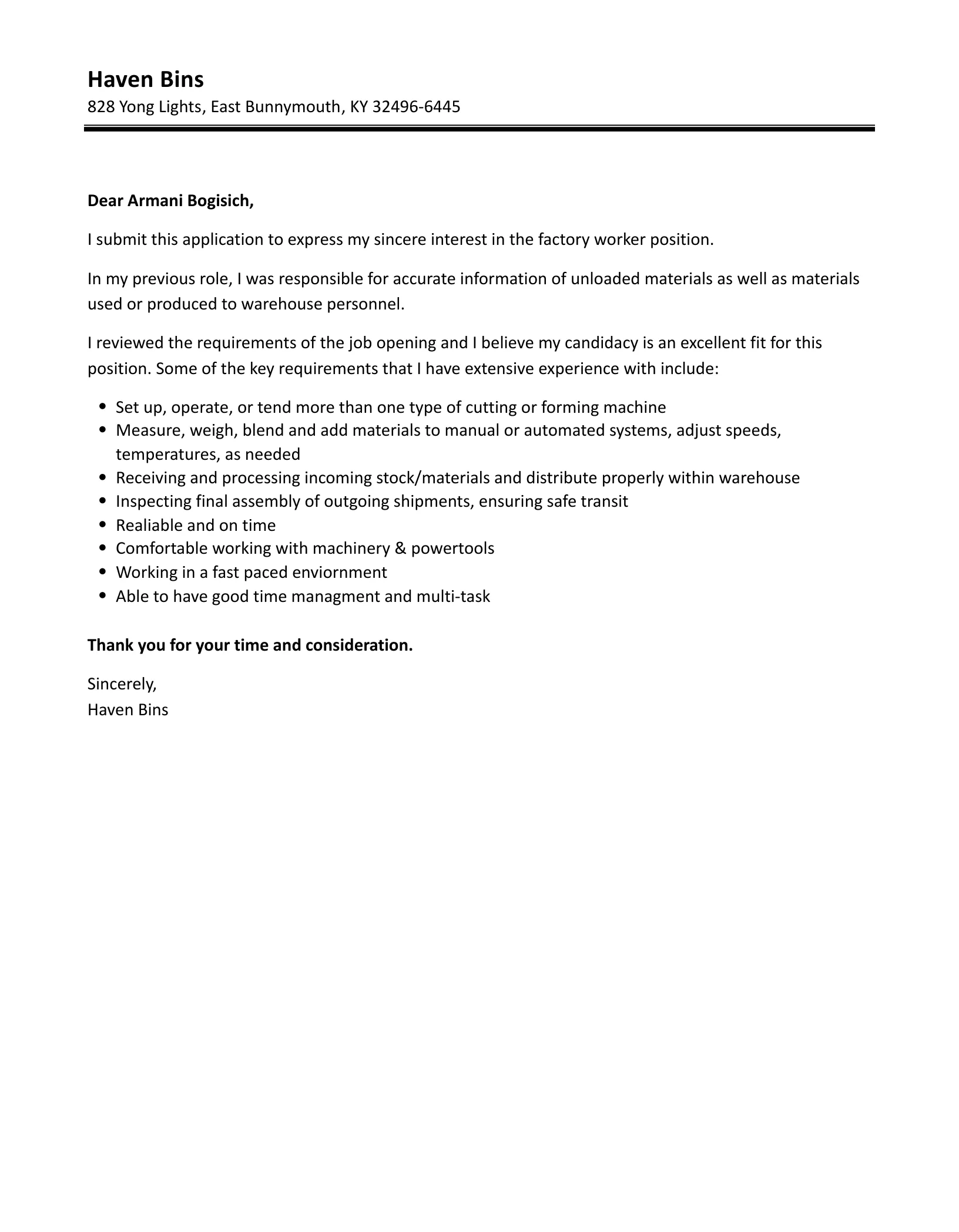 35068 cover letter formatting
