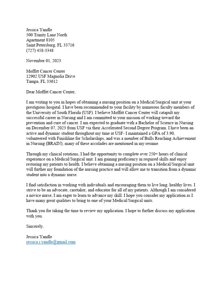 35073 nursing cover letter writing