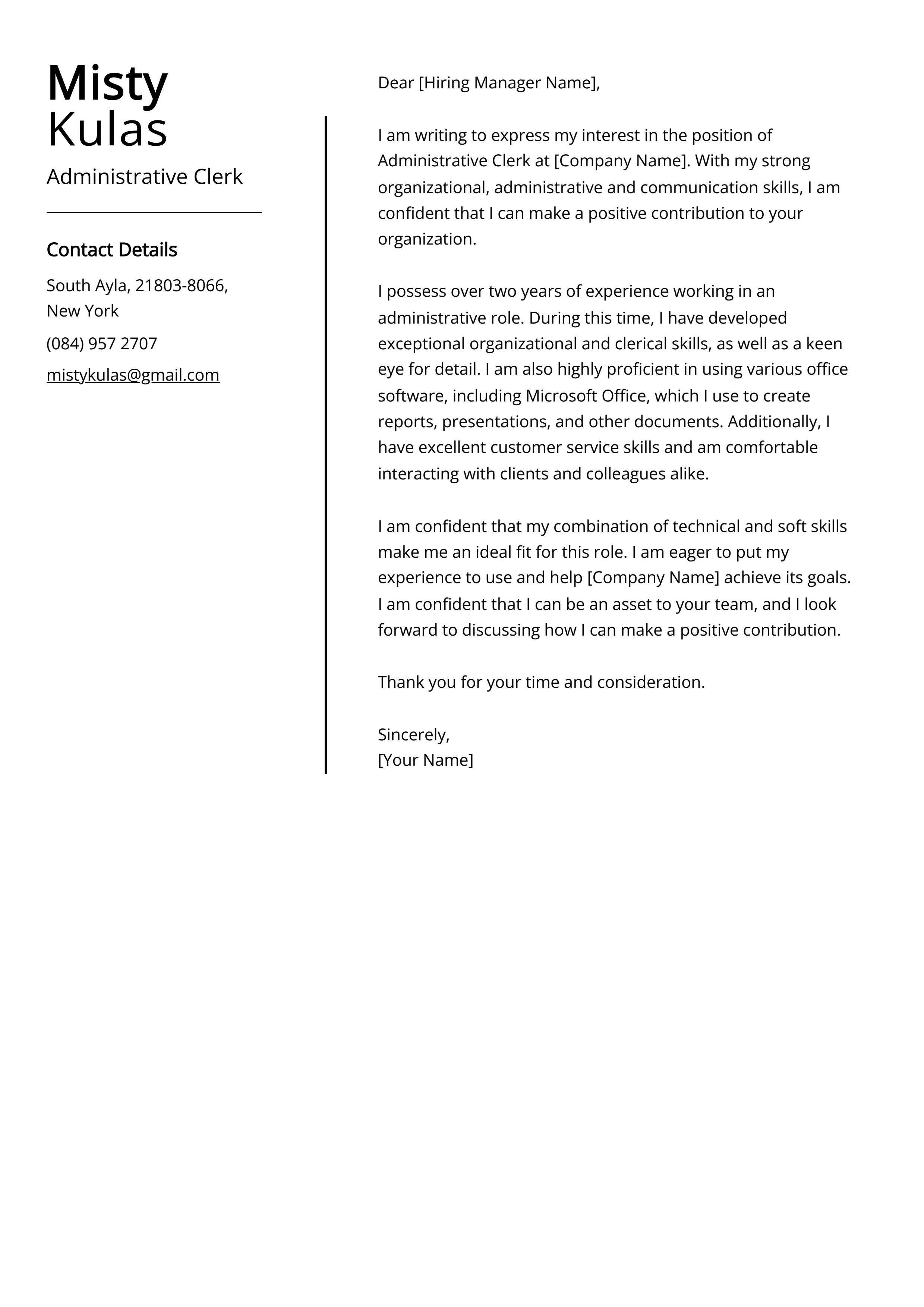 35075 cover letter header example