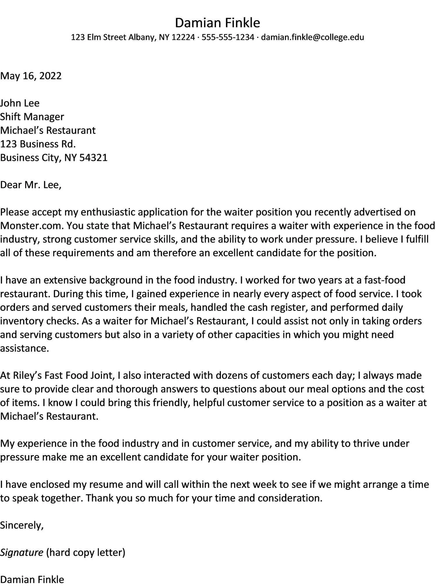 35077 call to action cover letter