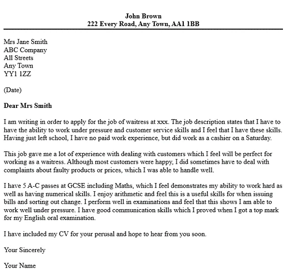 35077 cover letter formatting