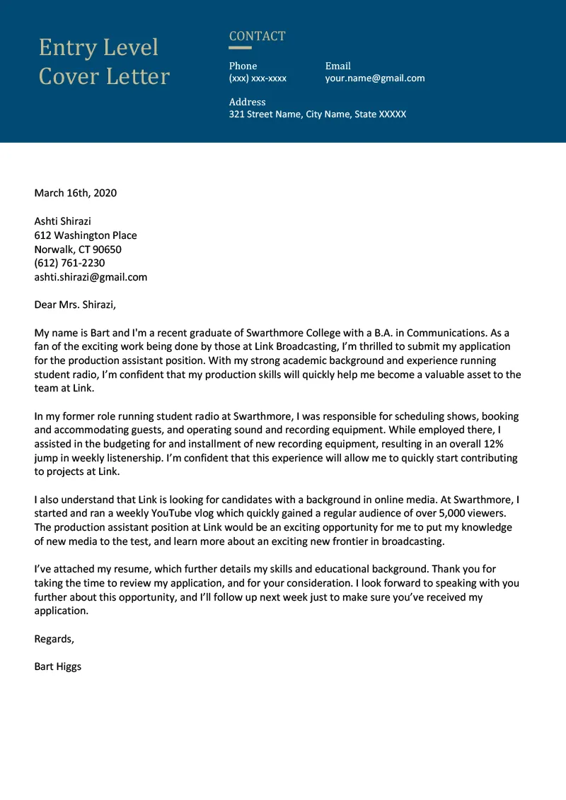 35082 cover letter tips