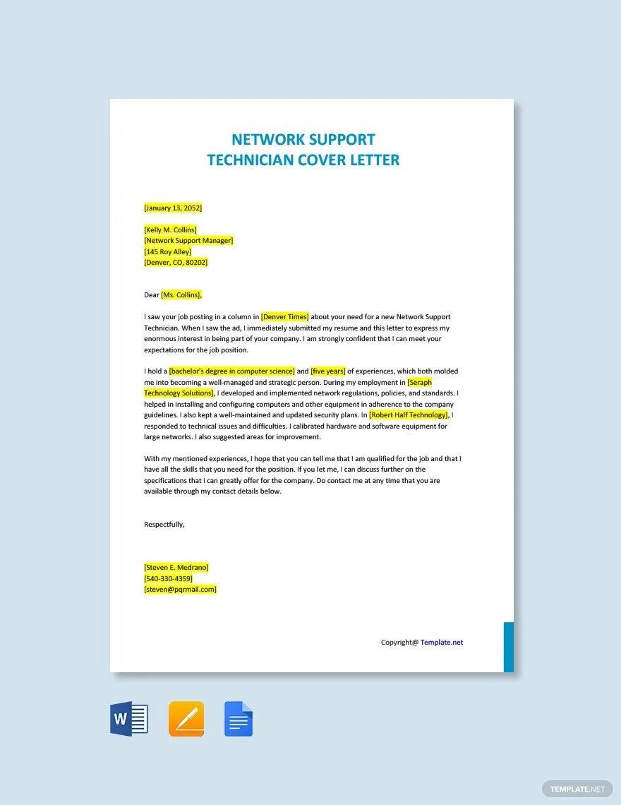 35086 cover letter structure