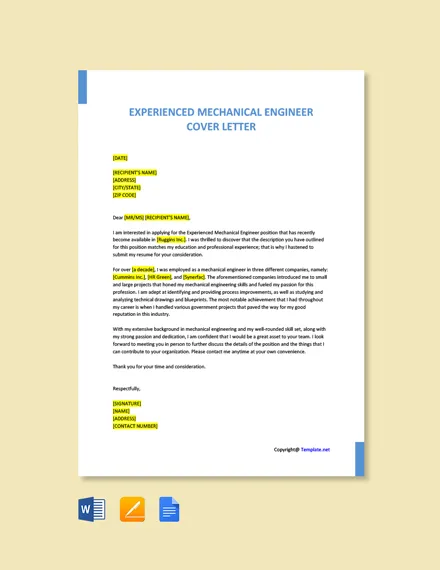 35090 mechanical engineer experience