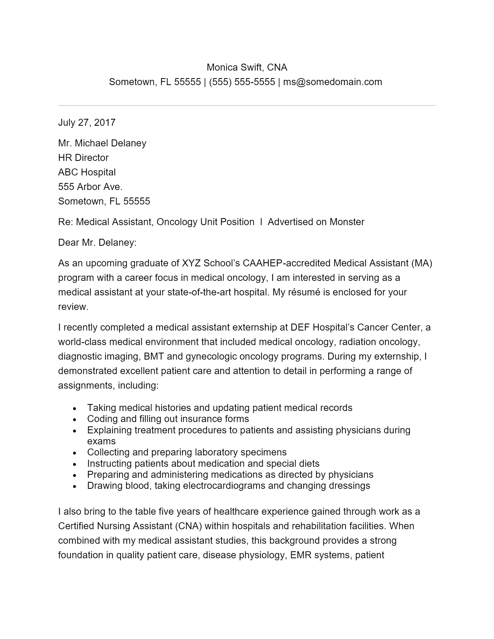 35091 professional cover letter tone