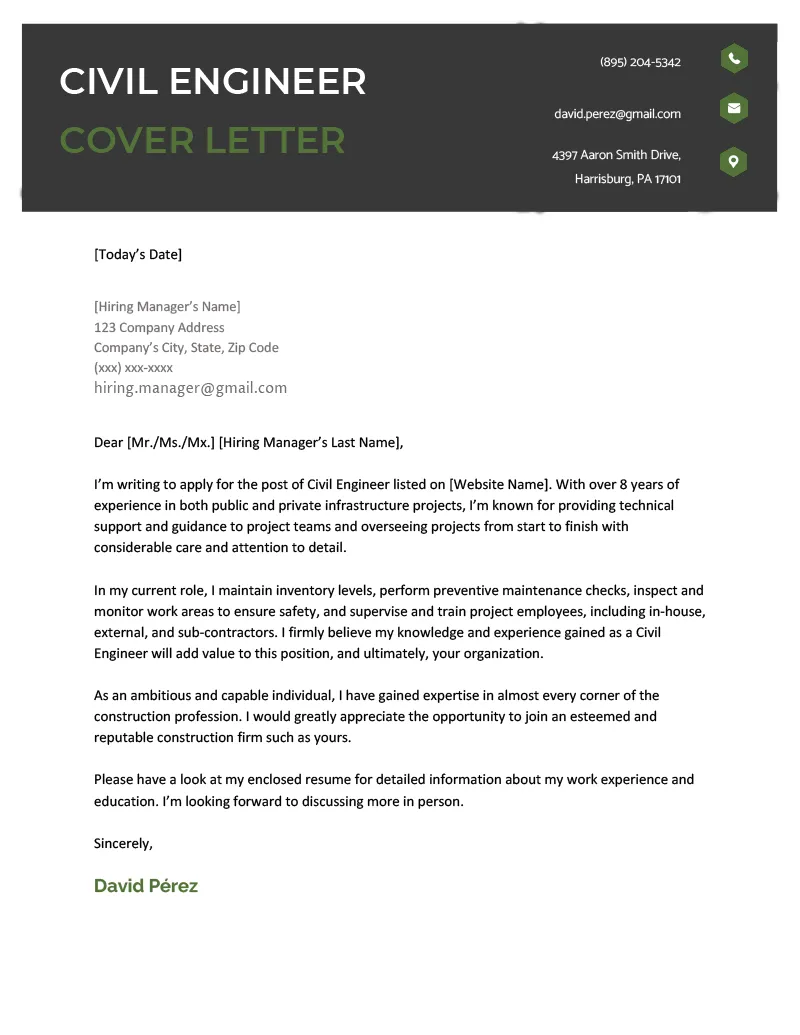 35116 engineering cover letter tips