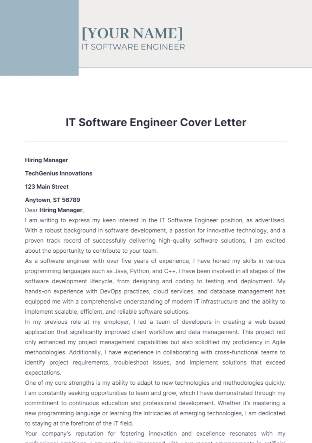 35119 cover letter software engineer header