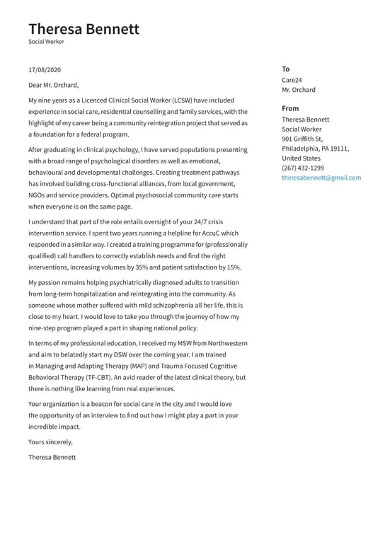 35125 highlighting skills cover letter